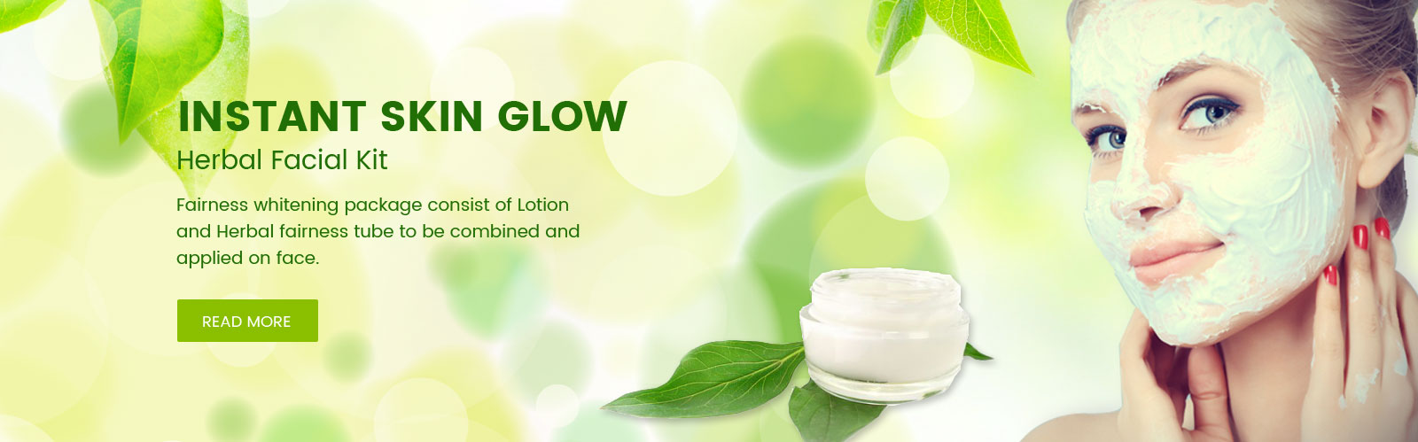 Instant Skin Glow Herbal Facial Kit